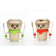 Rice Husk Fiber Kids Tableware set